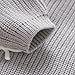 Tinypainter Toddler Girl Bow Sweater Cute Knitted Pullover Fall Winter Clothes 1-5T Gray