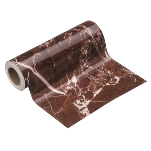 sourcing map Papel tapiz de grano de madera de 6 pulgadas x 16.4 pies, PVC, autoadhesivo, marco texturizado, impermeable, papel tapiz decorativo para pared, suelo, puerta, mesa, gabinetes, escritorio