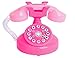 I bambini Telefono rosa giocattolo educativo Telefono fingono il giocattolo del telefono della prima infanzia giocattoli educativi per i bambini Regali