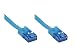 Produktbild Patchkabel, Cat. 6a, U/UTP, FLACHKABEL, 500 MHz, blau, 0,5m, Good Connections®
