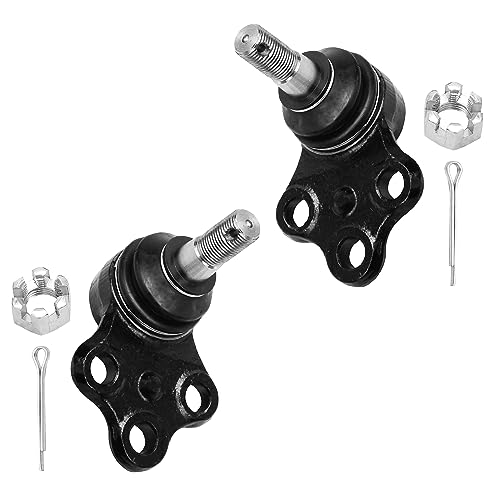 Image of Detroit Axle - 8pc Front End Kit for 1996-2004 Nissan Pathfinder, 1997-2003 Infiniti QX4, 2 Lower Control Arms 2 Lower Ball Joints 4 Inner & Outer Tie Rod Ends 1998 1999 2000 2001 2002 Replacement