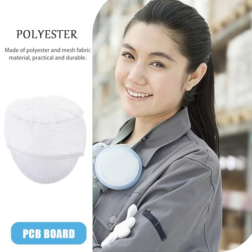 Gorros de trabajo antiestáticos y transpirables POPETPOP en pack de 5 piezas 7