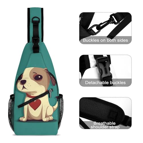 Bolso Cruzado en Forma de Corazón para Senderismo miniatura 3