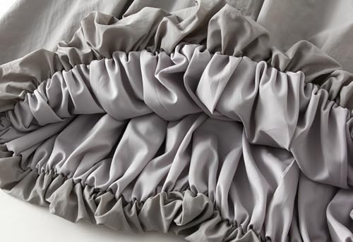 Womens Lantern A-Line Skirt Midi Bubble Skirts Elastic Waist Pom Pom Skirt Fashion Casual Prom Party Skirts 20252