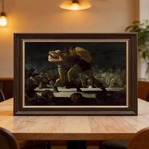 Cadre Club Night George Bellows : solution déco bureau et salon - 6