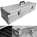 Produktbild Aluminium Koffer Silber Entnehmbarer Deckel mit Würfelschaum Alu-Koffer Werkzeugkoffer (LxBxH) 650 x 200 x 150 mm