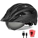 Fahrradhelm mit Visier für Herren und Damen