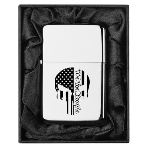 Encendedor en caja regalo de seda negra We The People miniatura 1