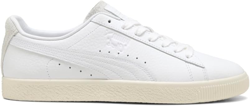 PUMA Mens Clyde Premium Lace Up Sneakers Shoes Casual