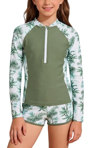 Maillot de bain manches longues fille protection solaire et surf