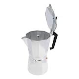 Mimo Style Cafeteira Italiana Moka de Aluminio Com Alça Café Expresso Para 12 Cafézinhos, Capacidade 600 ml, Feita de Materiais Leves e de Alta Qualidade Ideal Para Sua Cozinha — imagem 3