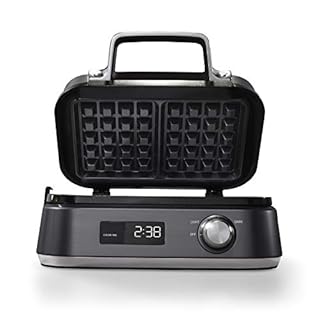 Calphalon Intellicrisp Belgian Waffle Maker with LED Display Timer and