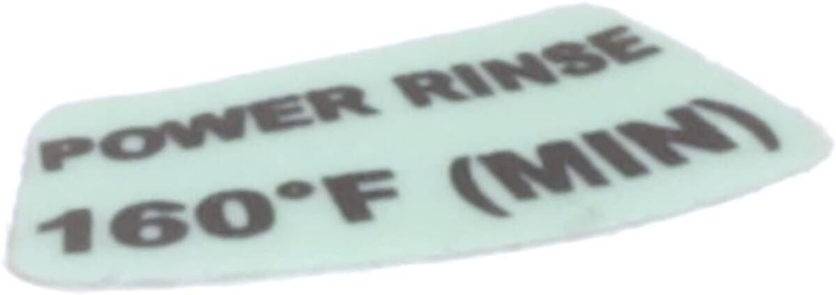 ForeverPRO 9905-003-01-31 Power Rinse 160 Decal for JACKSON Appliance