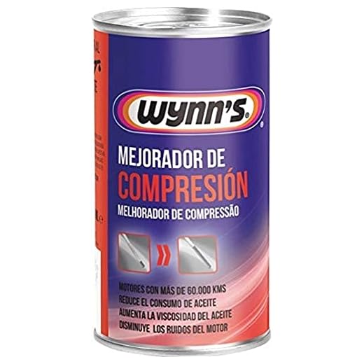 Wynn’s Aditivo Aceite Motor Diésel y Gasolina, Sistema de Lubricación Mejorador de Compresión 325ml