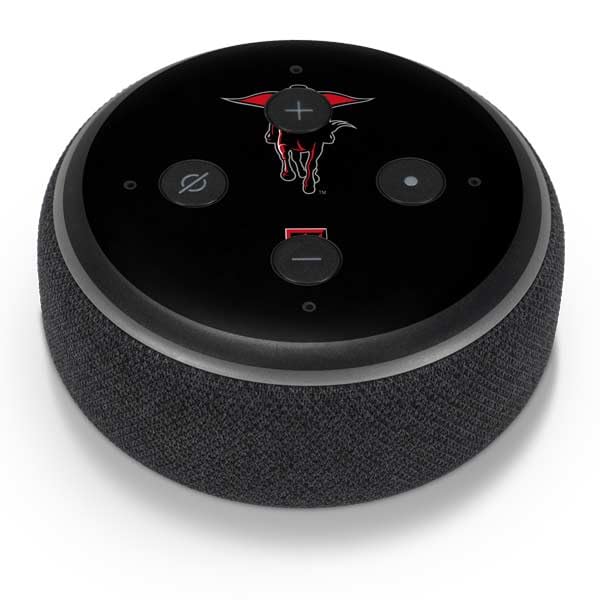 Skinit Decal Audio Skin Compatible with Amazon Echo Dot 3 - Officially Licensed Texas Tech University Red Raiders Logo Design