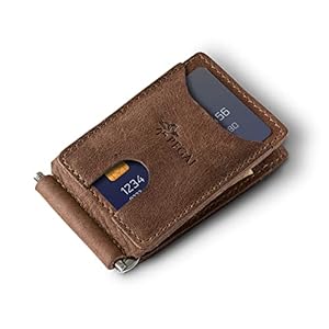 PEGAI Leather Moneyclip Wallet – MAX (Mocha)