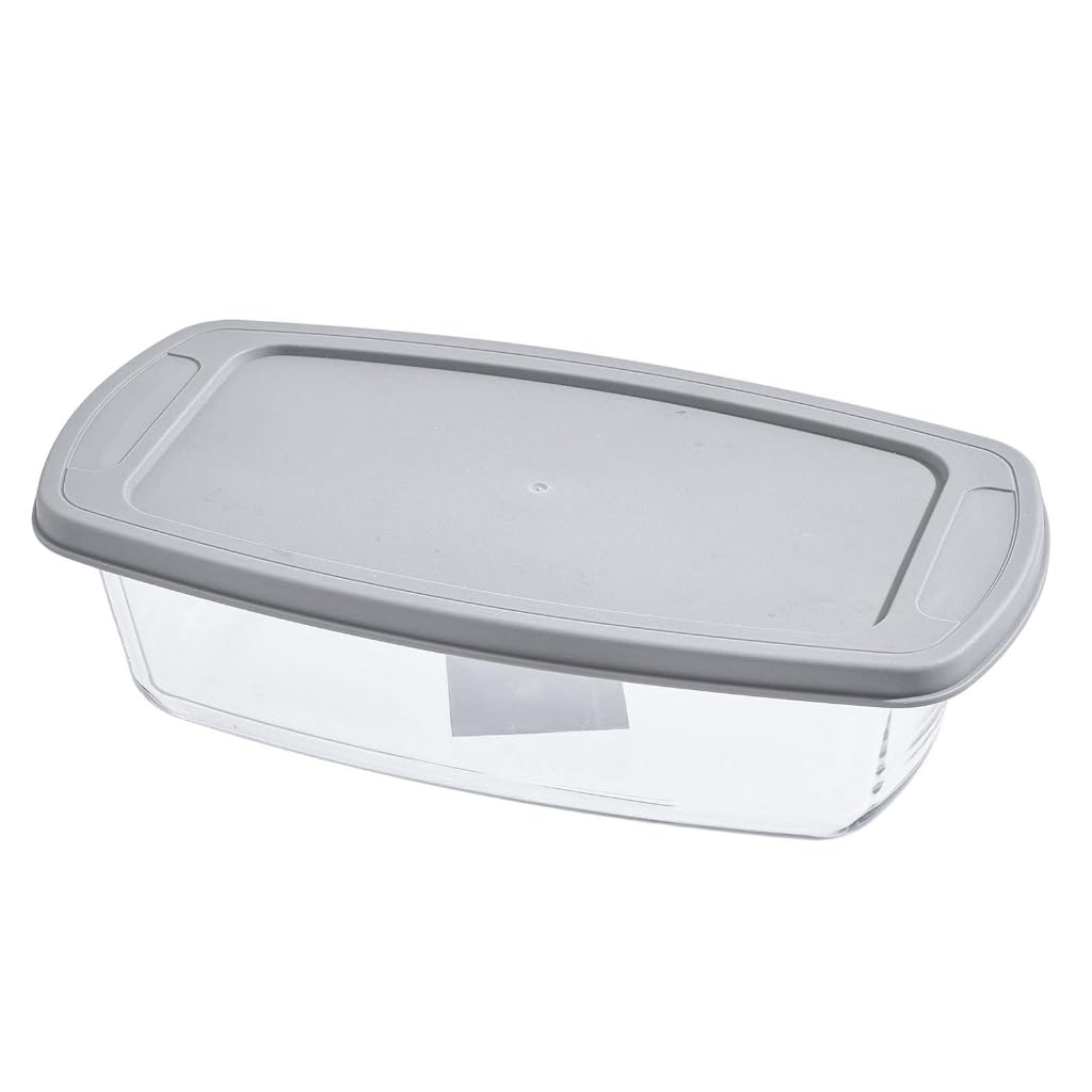 Moule à pain en verre borosilicate avec couvercle 27 x 14 x 7 cm pour la cuisson des gâteaux et la rétention de la chaleur, outil de cuisson essentiel