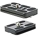 Produktbild 2 Stück Professionelle Kamera Schnellwechselplatte Kameraplatte 50mm & 60mm QR Platte für Arca-Swiss Stativ mit 1/4 Zoll Stativgewinde(schwarz)