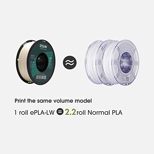 Moniss PLA-LW Lightweight PLA 3D Printer Filamento Baixa Densidade Forte Adesão de Tinta 1.75mm 1KG