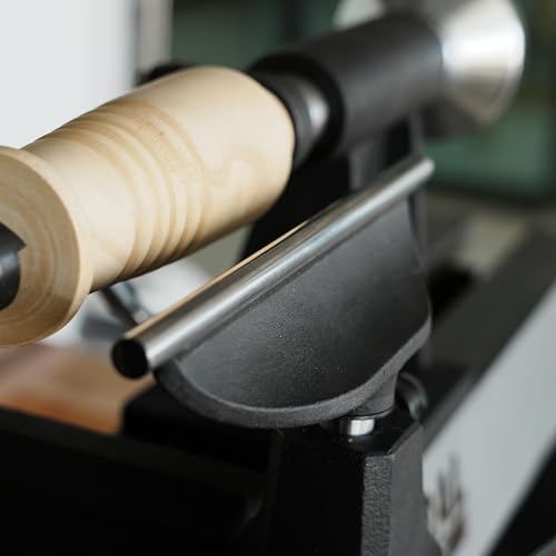 BMWOOD 8" Tool Rest with 5/8" Diameter 82mm Length Post, Woodlathe Heavy Duty Round Bar Straight. by BMWOOD - Used condition - Image 8