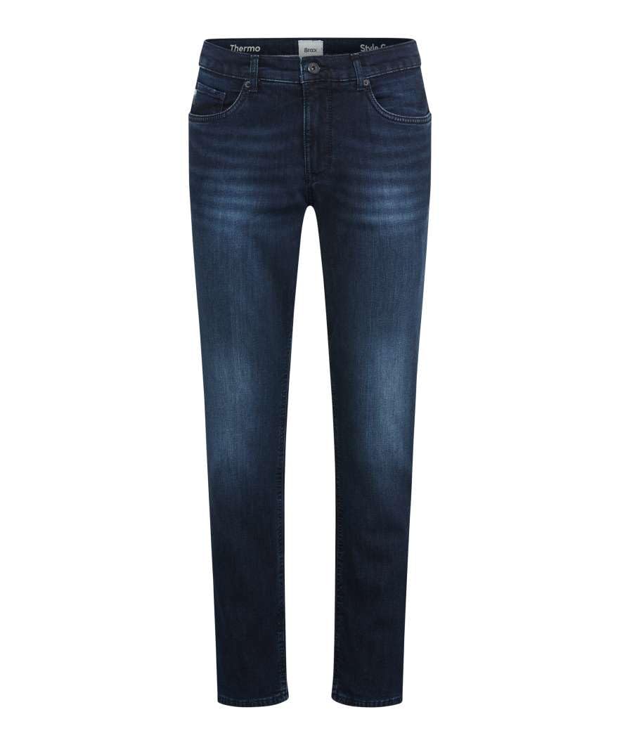 BRAX Herren Style Cooper TT Thermo Denim Five Pocket Jeans, 24 mid Blue Used, 38 W / 36 L