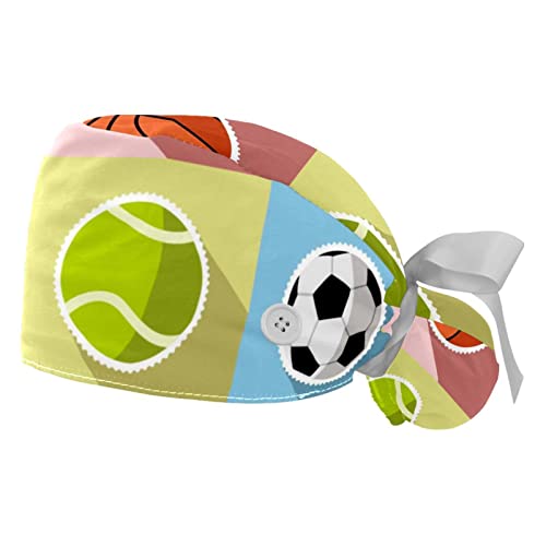 Chapeaux de travail pour sport ballon et basket-ball casquettes réglables 2P