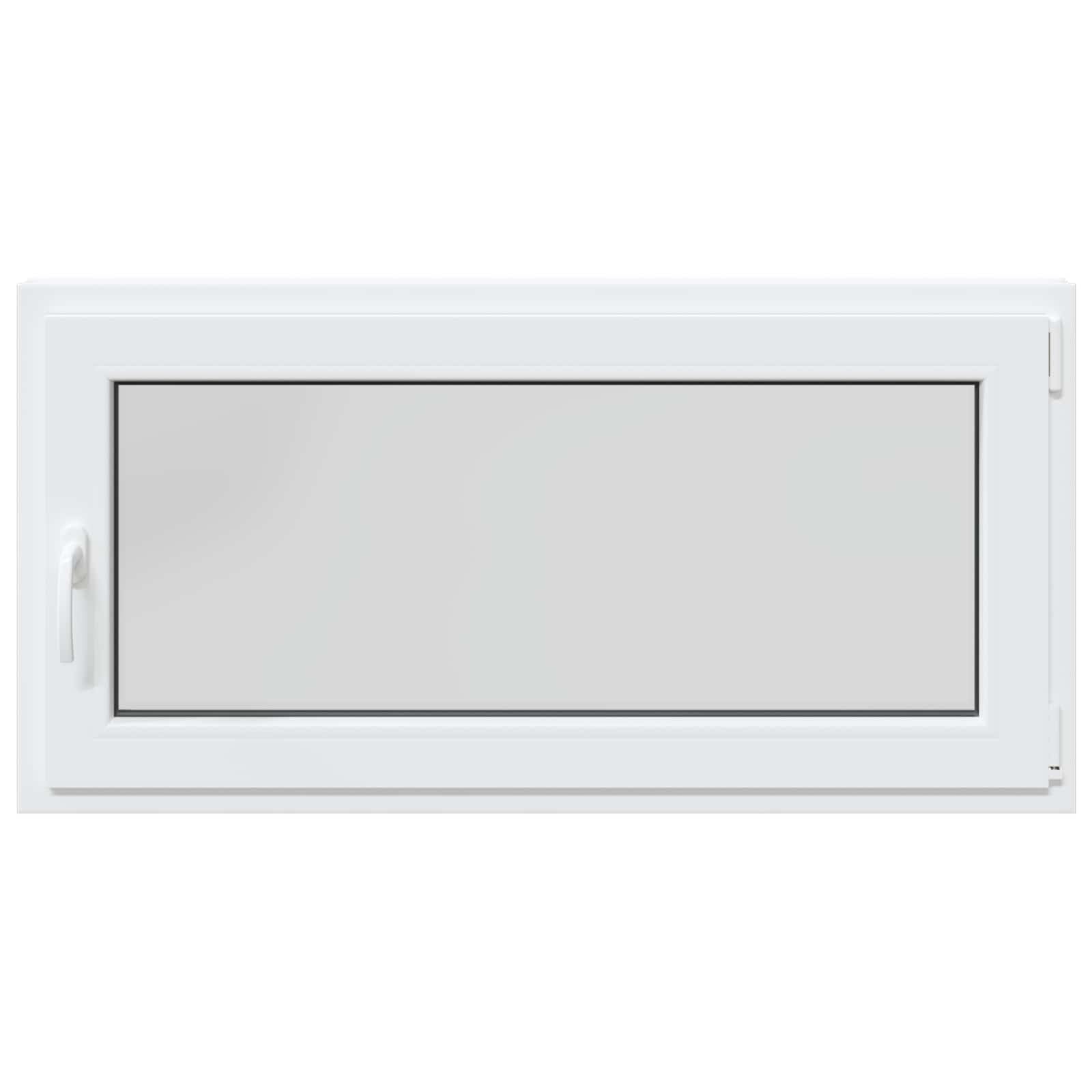vidaXL Finestra per Soffitta RISOR 120 x 60 cm PVC e Vetro Bianco, Solaio, Isolamento Termico Moderno, Finestre Energy Efficient, Fissaggi in Vetro PVC Silenziati