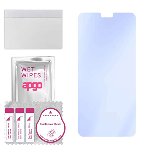 apgo Protector de pantalla Hybrid Glass 9H para Asus Zenfone Max Pro (M2) ZB631KL