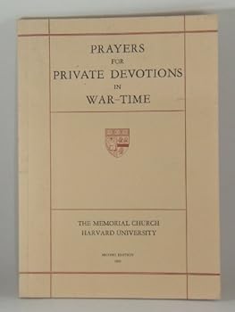 Paperback Prayers for Private Devotions in War-time Book