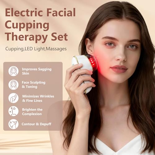 Ventouse visage et Gua Sha électrique pour peau fatiguée - 2
