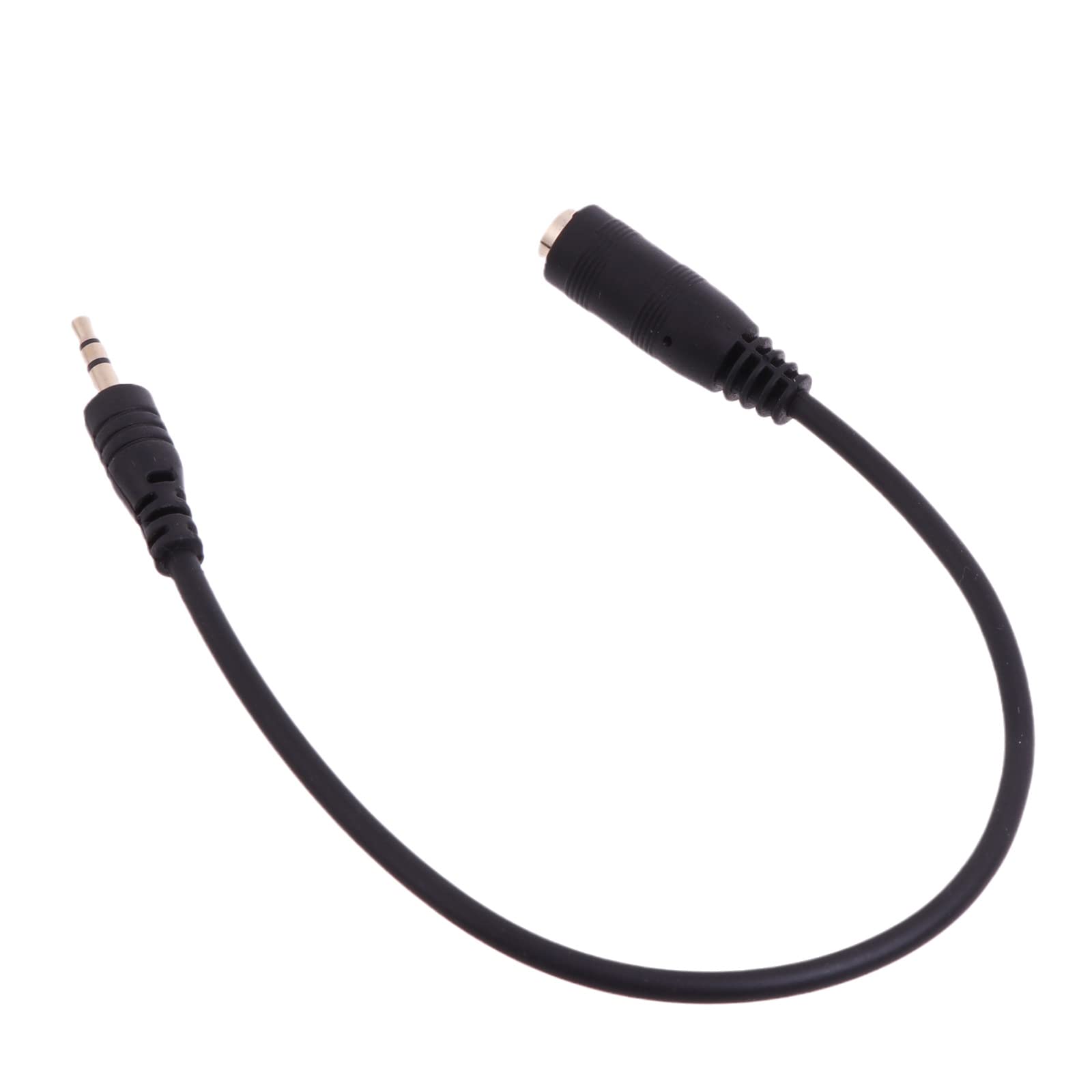 Câble audio stéréo 2,5 mm mâle vers femelle 3,5 mm plaqué or, câble d'extension auxiliaire