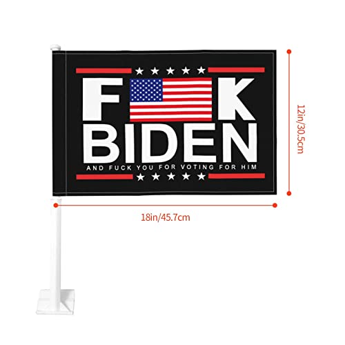 No Applicable 6451821111422 Anti Biden Flag Fk Biden Car Flag 12X18 Inch Double Sided Suv Window Banner Without Flagpole Fade Resistant thumb #1