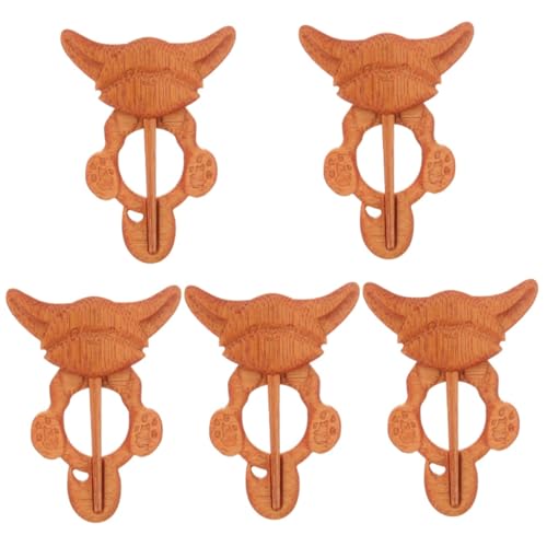 Broche en bois design animal pour embellir vos chapeaux de feutre