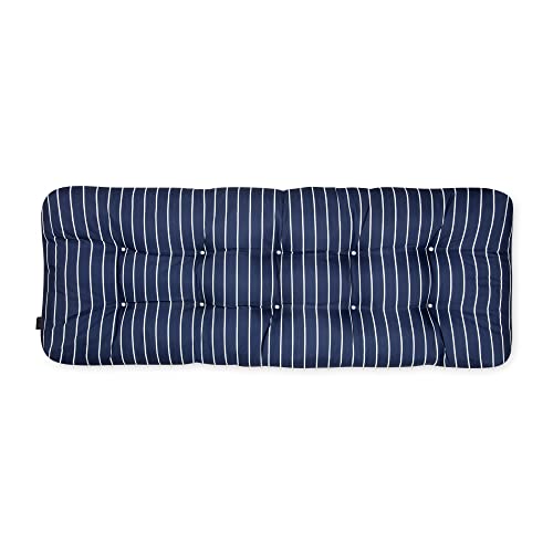 Coussin de banc patio Marine classique rayé 48"L