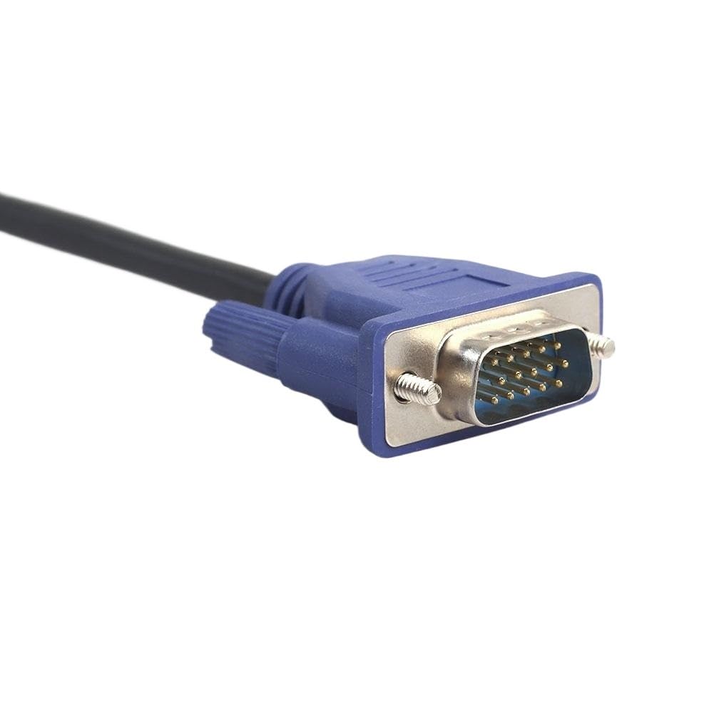 1,5 m/3/* M/5 m kabel VGA 15-pinowy męski na męski konwerter przedłużający kabel VGA kabel miedziany kabel rdzeniowy (1,5 m)