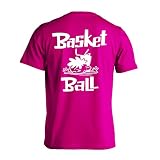[アートワークスコウベ] バスケ Tシャツ 半袖 練習着 ドライ バスケットボール 七転び八起き ユニセックス S トロピカルピンク