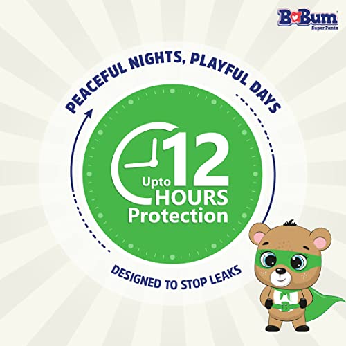 Image of Babum Baby Premium Diapers | Medium-72 counts | Wetness Indicator | Anti Rash | up to 12 hrs Absorption | 7-12 Kg | Soft & Comfortable