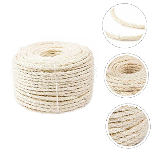 INOOMP 2 Peças barbante vintage corda de jardim presentes artesanais decoração corda de cânhamo mult