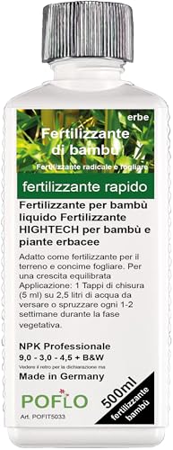 Fertilizzante per bambù liquido Fertilizzante HIGHTECH per bambù e piante erbacee 500ml