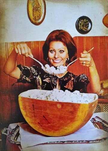 KUSTOM ART Póster de pared Serie Actores Italianos Famosos Sofía Sophia Loren sin marco. Impresión artística sobre papel pintado. 40 x 30 cm