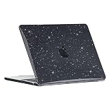 EooCoo Etui Kompatybilne z MacBook Air 13,6",Brokatowy Kryształ Czarny