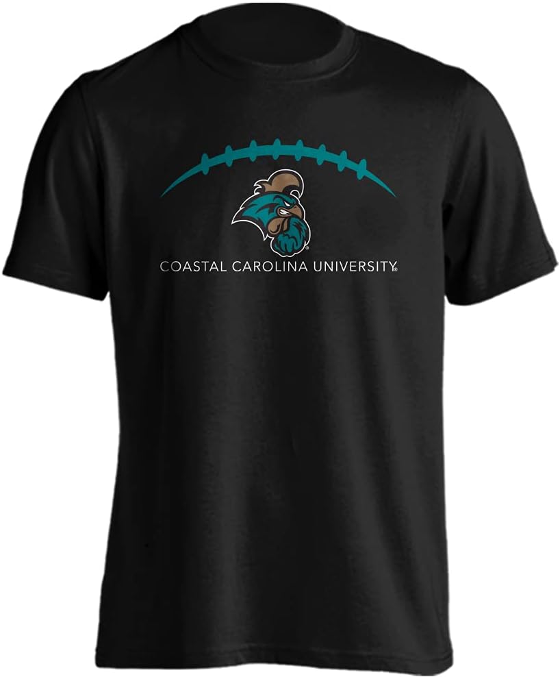 Sport Your Gear NCAA Football Laces Out Short Sleeve T-Shirt Game Day Tee Spirit Wear Fan Gear Apparel