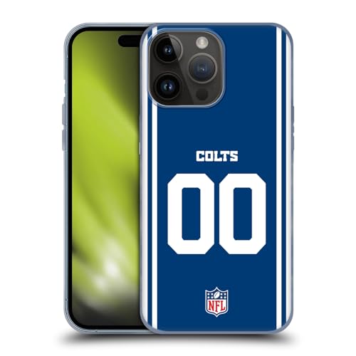 Coque Indianapolis Colts iPhone 15 Pro Max robuste en gel sous licence officielle NFL pour fan