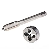 1 pcs metrisch M7 x 0,5 mm Carbon Stahl rechts Hand Gewinde Schneideisen Außendurchmesser ist 25 mm