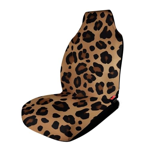 Housse de siège de voiture léopard universelle pour siège avant arrière de camionnette