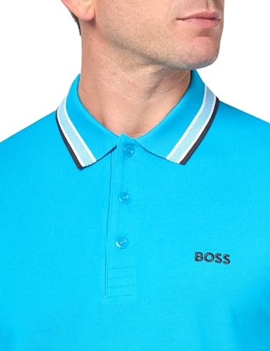 Image of BOSS Mens Paddy Short Sleeve Polo Shirt