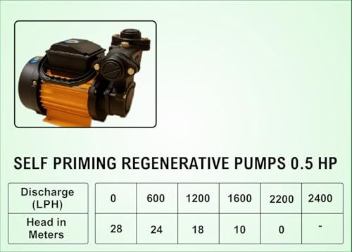 Image of STAR 50 0.5 hp / 0.37 kw Water Pump (Self-Priming, Regenerative pump)