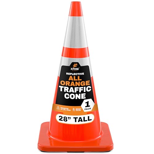 Image of Xpose Safety 28 Inch Orange Traffic Cones