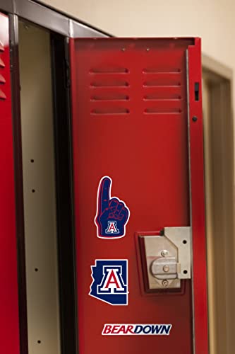 Image of University of Arizona Premium Vinyl Sticker Pack - 9 Waterproof Wildcats Decals for Laptop, Water Bottle, Tablet, Car, Skateboard & More - Officially Licensed Variety Set