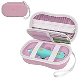 Gehäuse kompatibel mit 3Doodler Start + Essentials, 3D Pen Set Storage Organizer mit 4-Taschenteiler für Filament-Nachfüllpackungen und USB-Kabel, Kids Art Activity Carrier Box (nur Gehäus (Rosa)